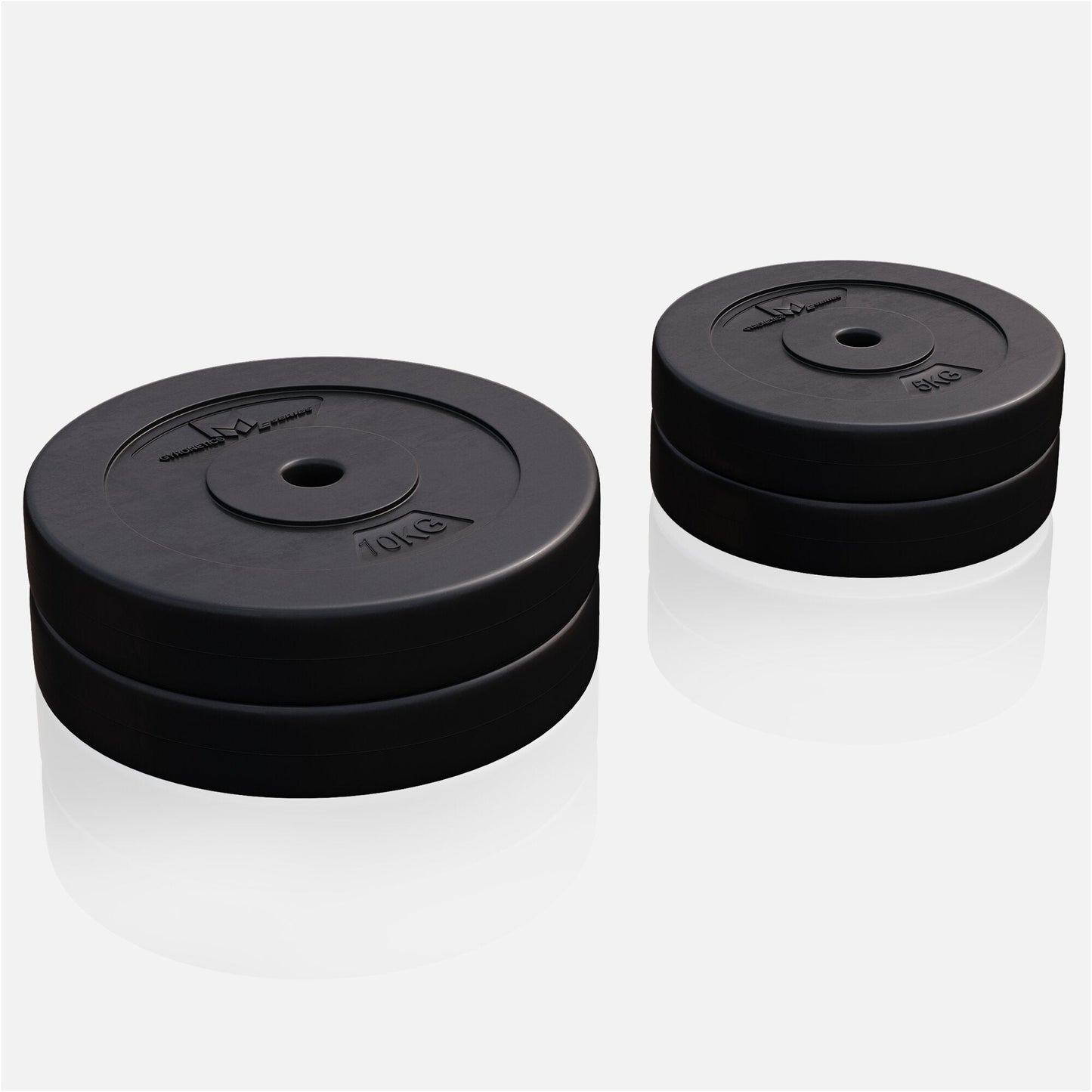 Set de discuri pentru haltere E-Series din plastic 30 kg