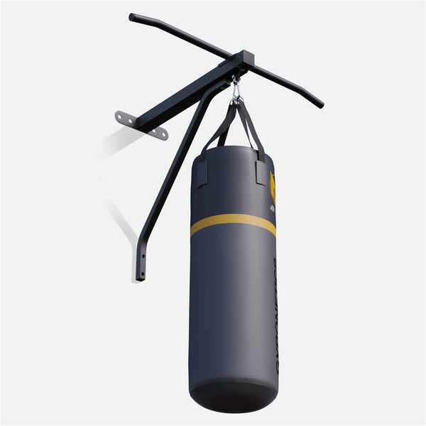 Sac de box E-Series 80 cm cu bară de tracțiuni pentru fixare pe perete