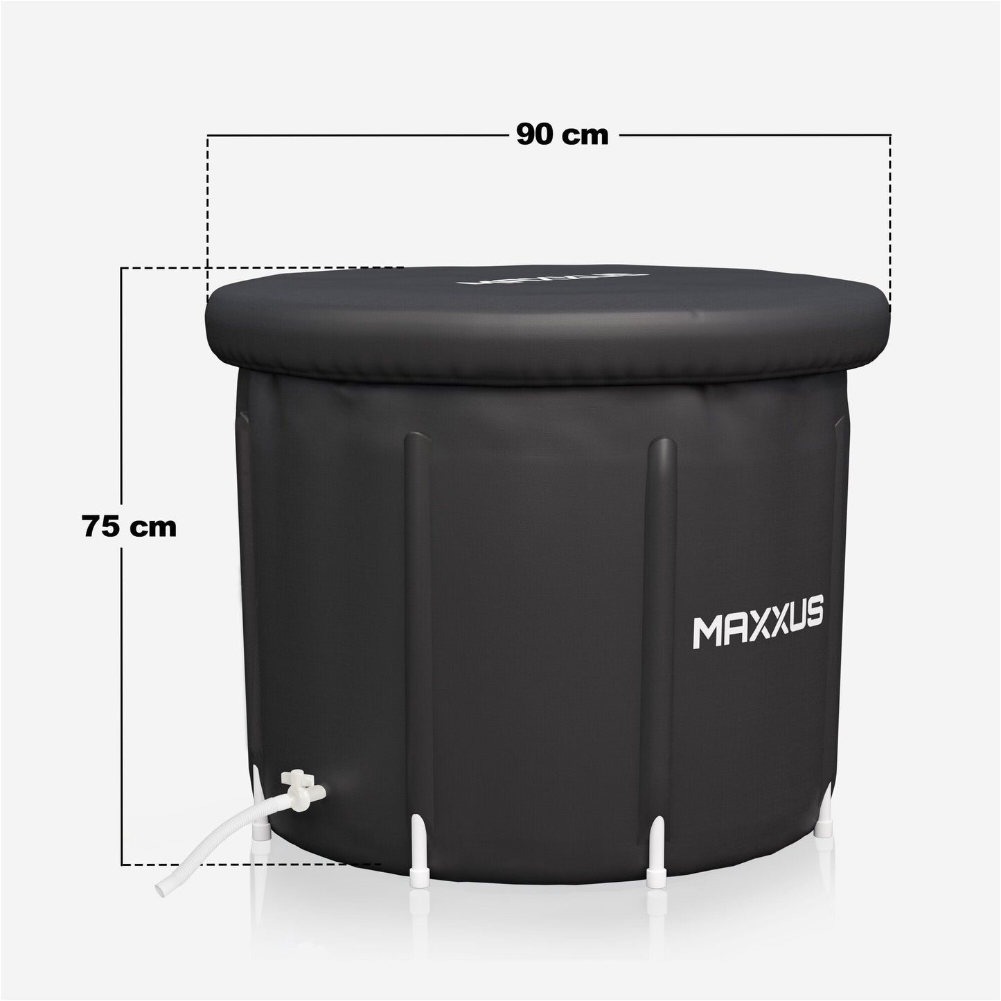 Băltoacă de gheață XL 450 litri - 90 cm diametru, gonflabilă
