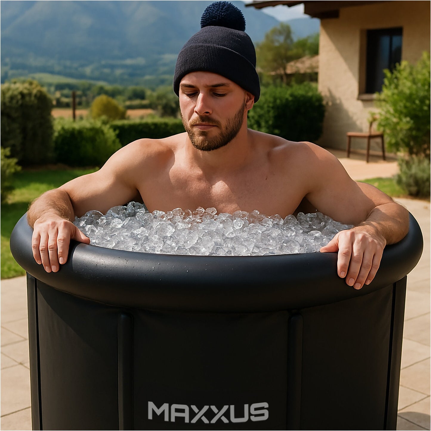 Băltoacă de gheață XL 450 litri - 90 cm diametru, gonflabilă