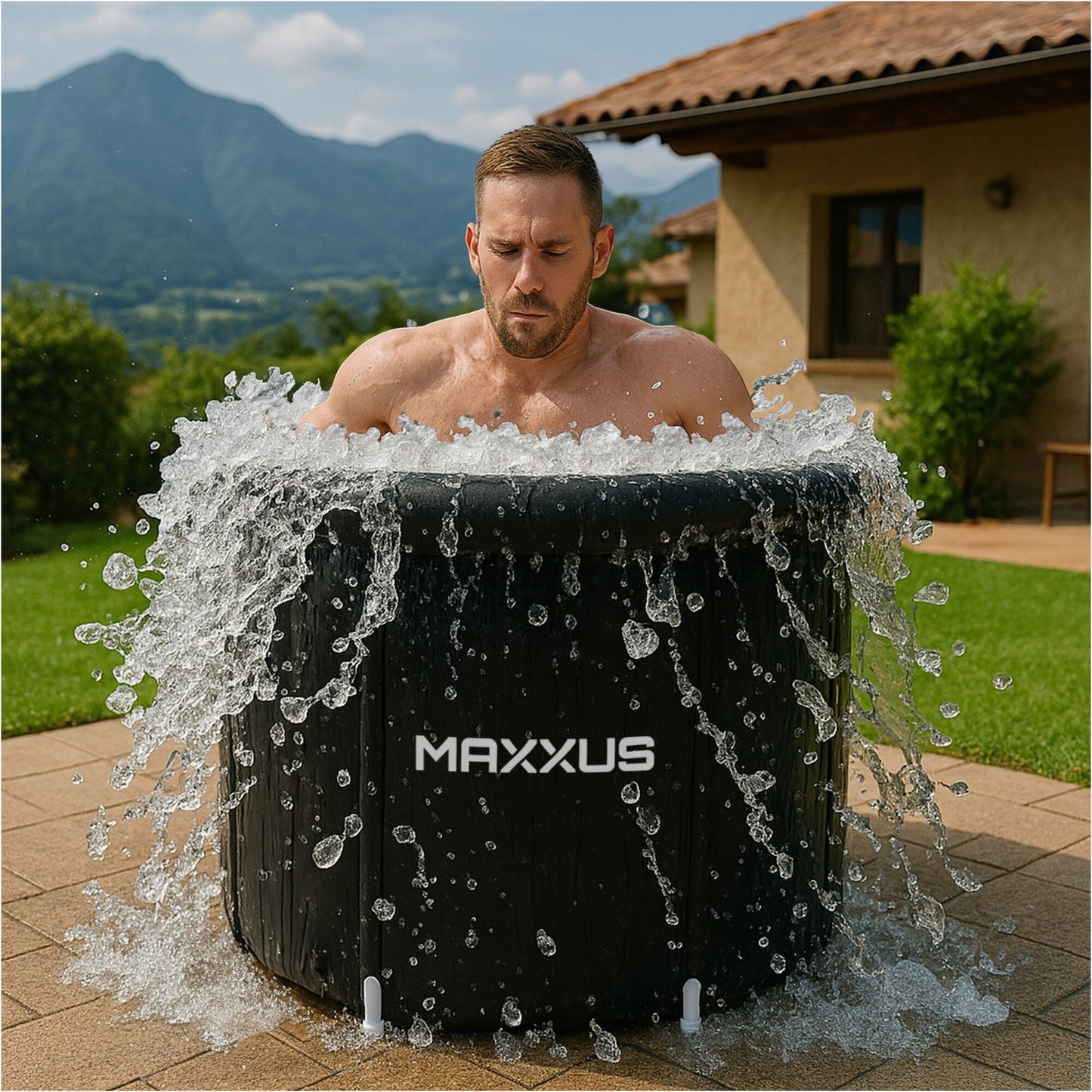 Băltoacă de gheață XL 450 litri - 90 cm diametru, gonflabilă