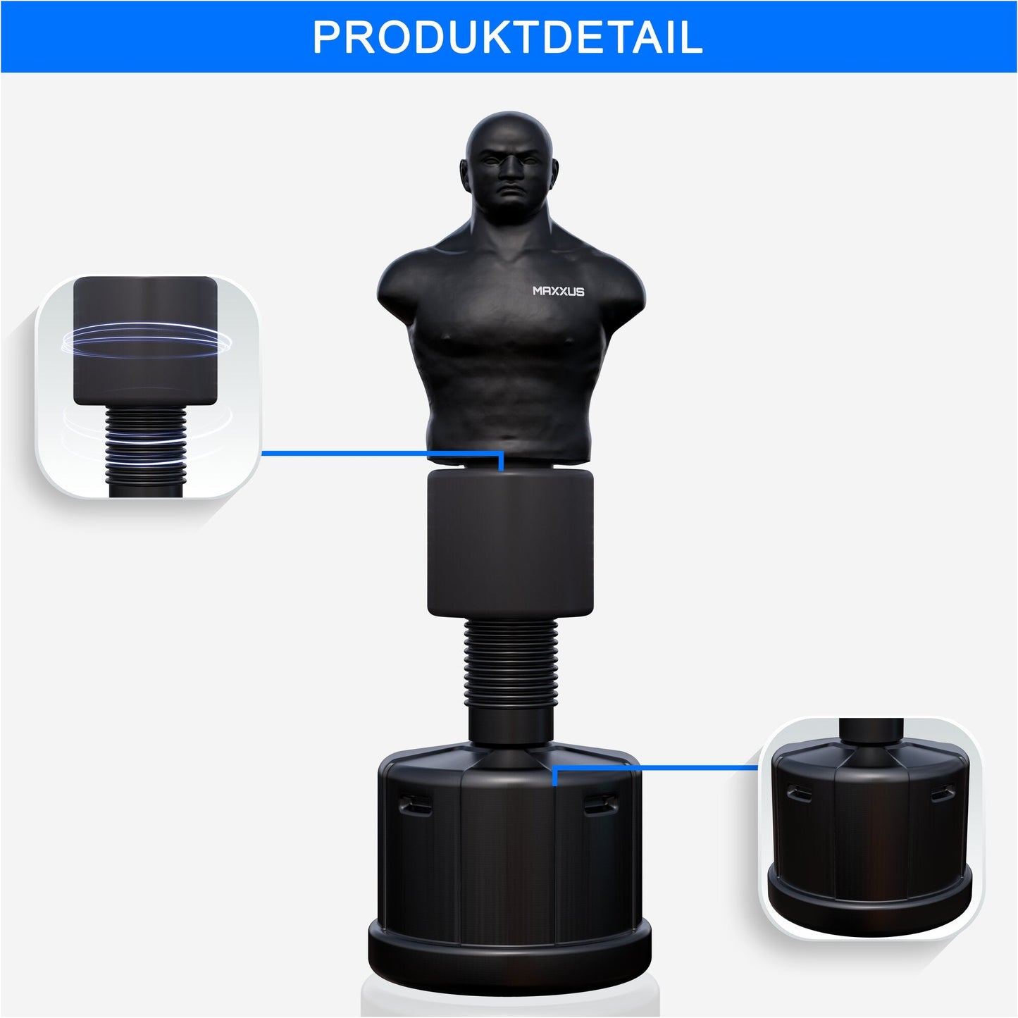 Sac de box vertical PRO Fighter reglabil pe înălțime