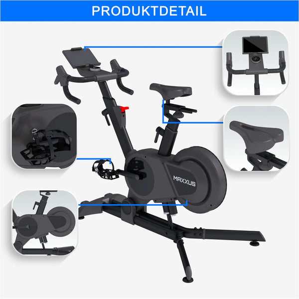 Bicicleta profesionala de interior, Maxxus S2