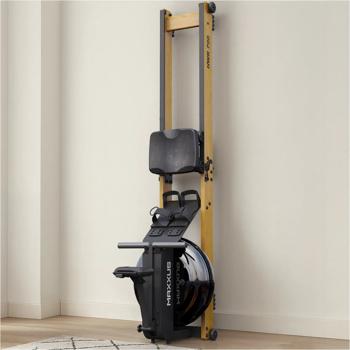 Aparat de vâslit, MAXXUS, pliabil, din lemn masiv de fag