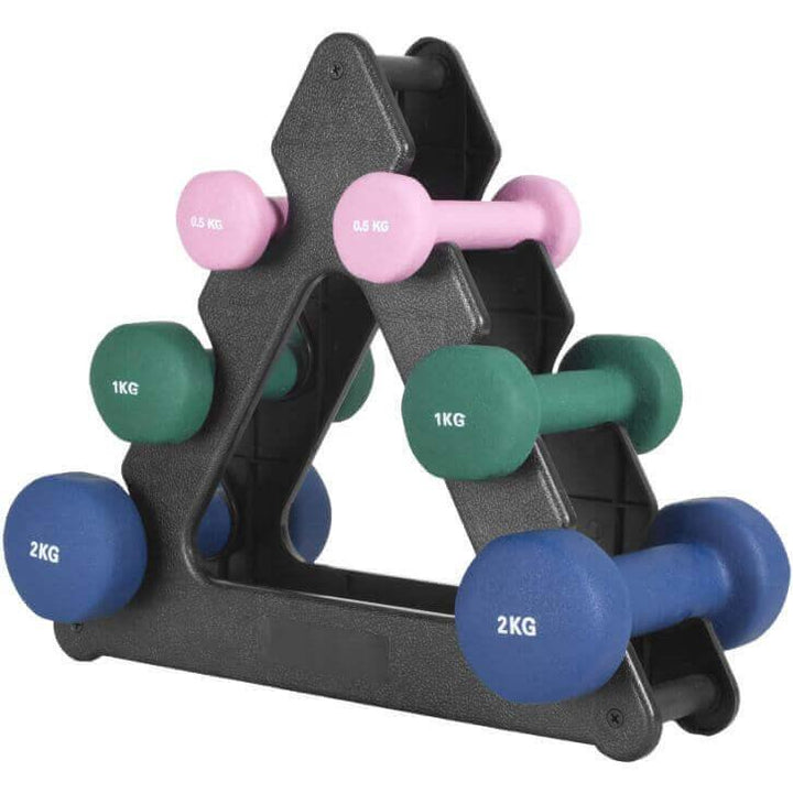 Suport pentru haltere de gimnastică pentru 6 haltere