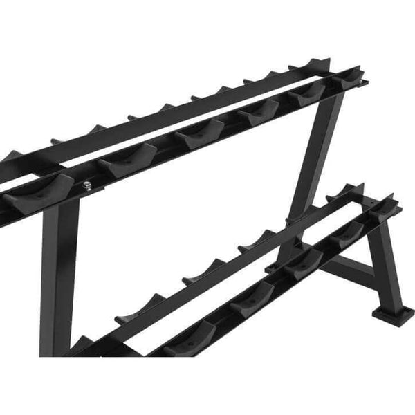 Suport gantere rotunde, negru - Gorilla Sports Ro