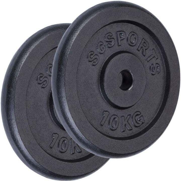 Set discuri, fier, 30/31 mm ScSPORTS 2,5 - 20 KG