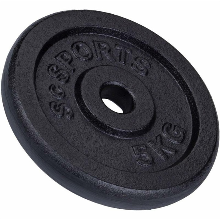 Set discuri, fier, 30/31 mm ScSPORTS 2,5 - 20 KG