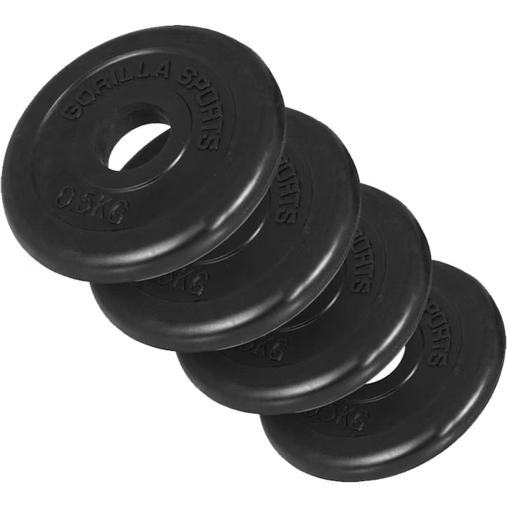 Discuri din cauciuc 0.5 - 30 KG Gorilla Sports