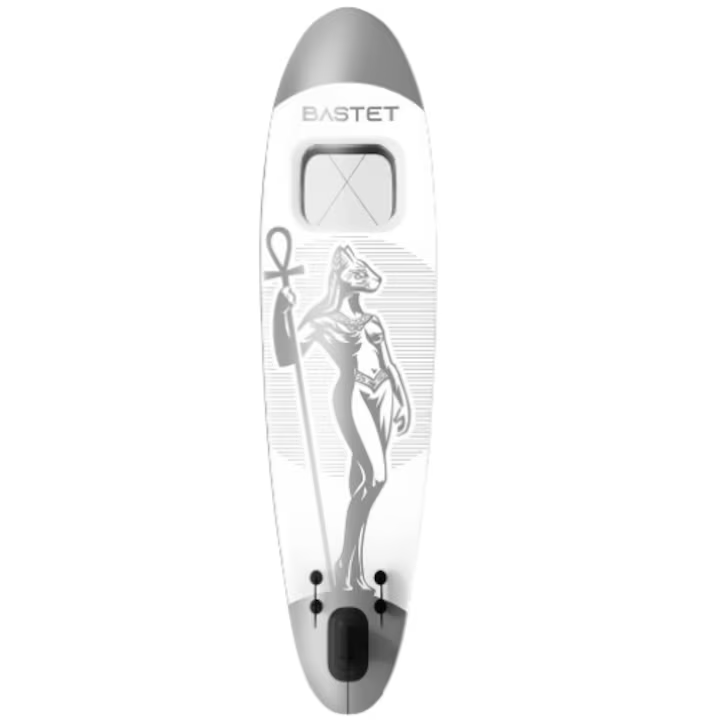 Placa gonflabila Paddle Board, 305 x 76 x 12 cm, gri Bastet