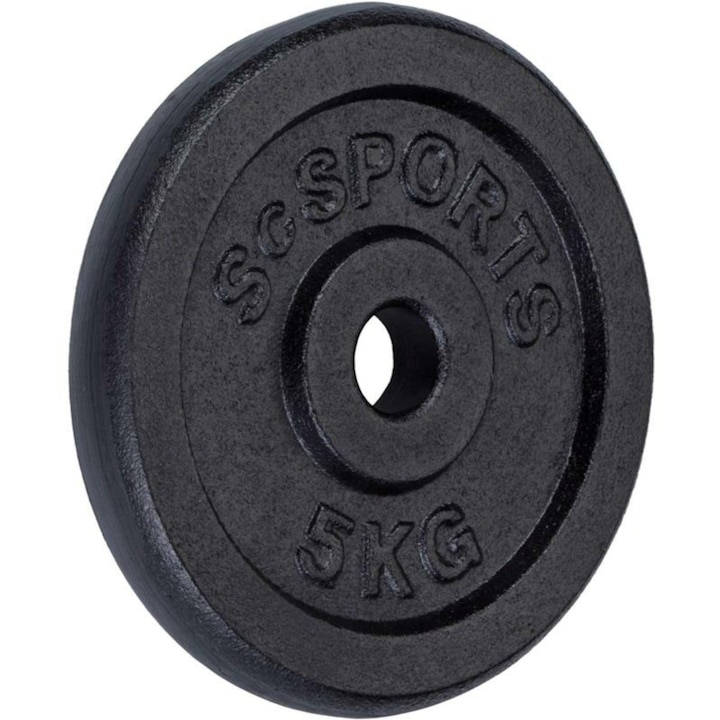 Set discuri, fier, 30/31 mm ScSPORTS 2,5 - 20 KG