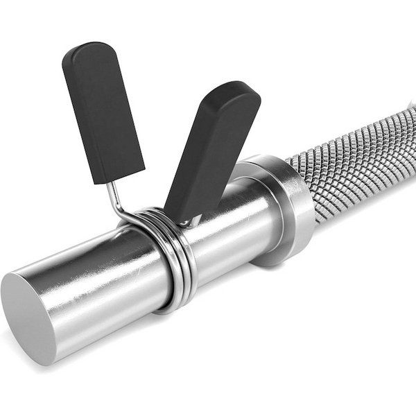 Set de gantere din otel cu cleme de fixare, sarcina maxima 50 kg ScSports