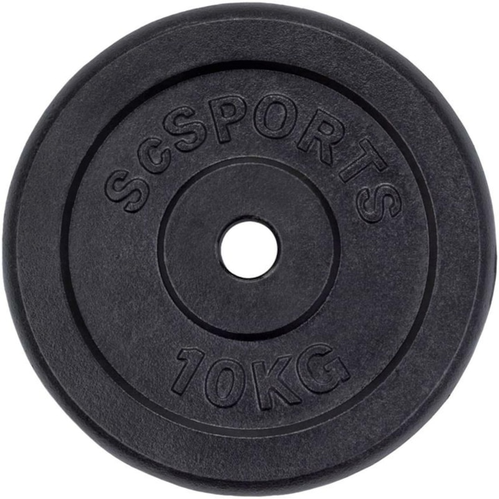Set discuri, fier, 30/31 mm ScSPORTS 2,5 - 20 KG