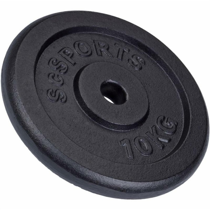 Set discuri, fier, 30/31 mm ScSPORTS 2,5 - 20 KG