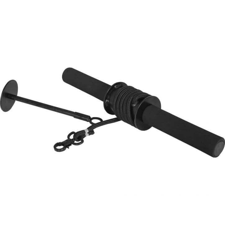 Aparat de antrenament pentru antebrațe cu discuri de halteră