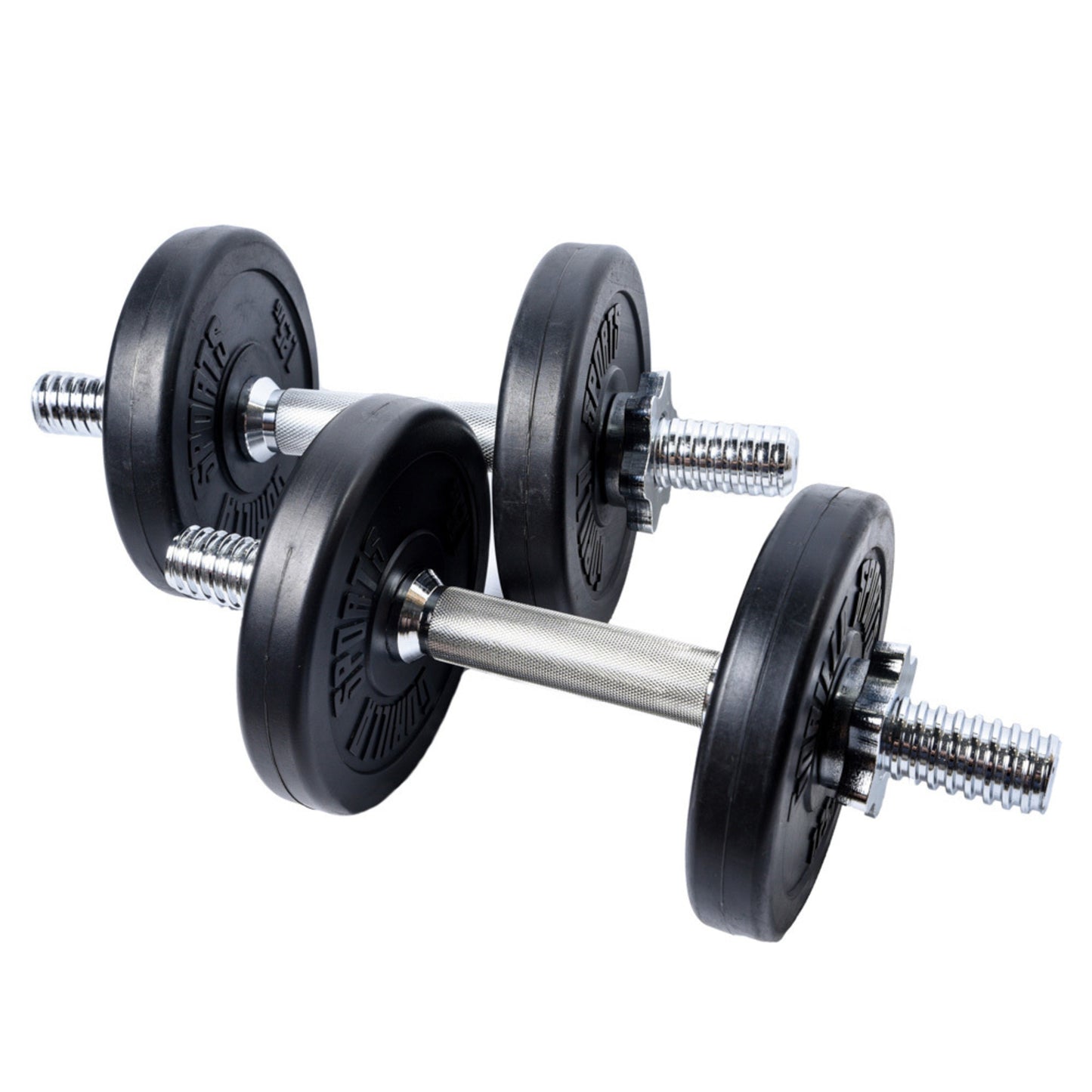Set gantere reglabile 10 kg cu discuri din ciment - Gorilla Sports Ro