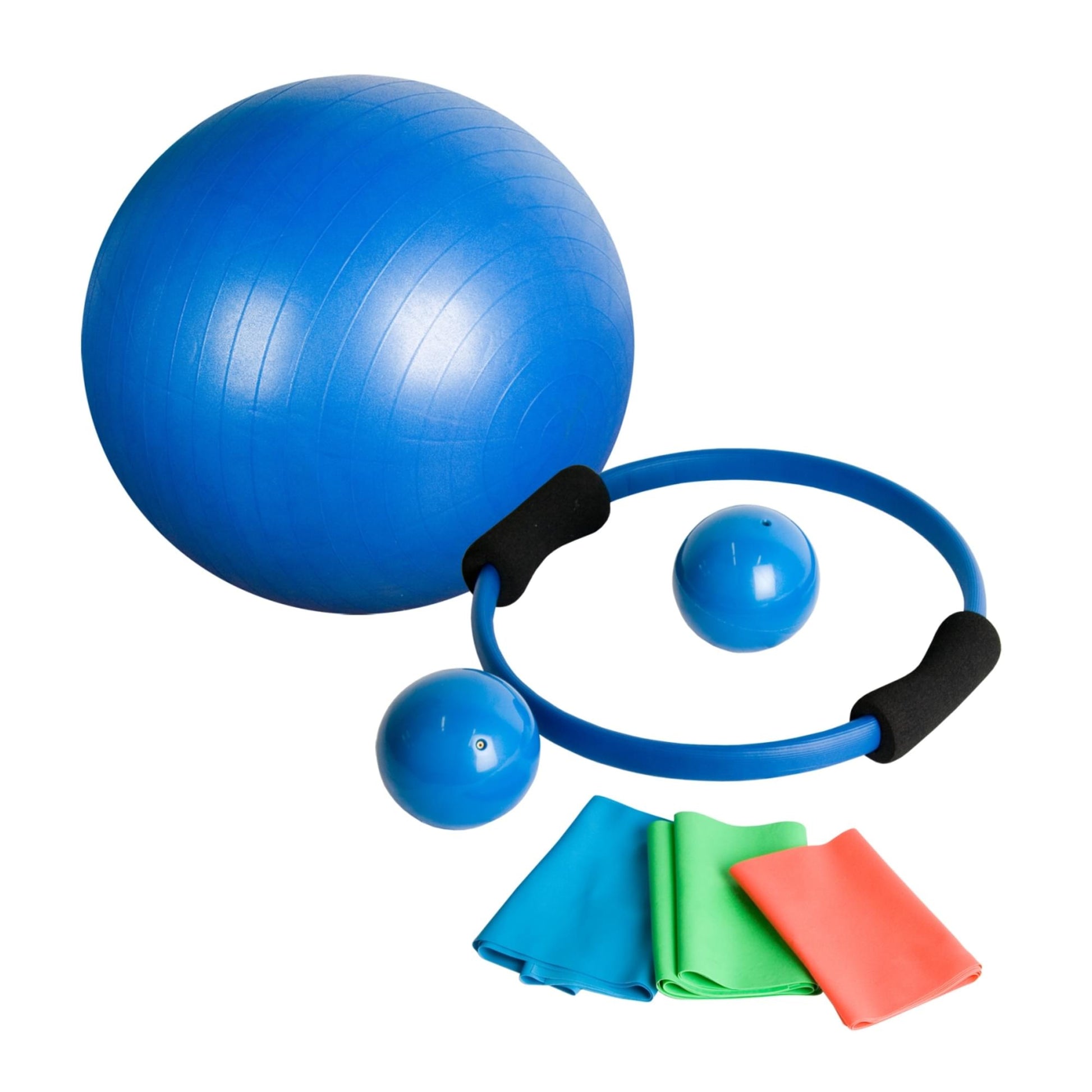 Set yoga MOVIT® din 7 piese, minge de exercitii, inel Pilates - Gorilla Sports Ro