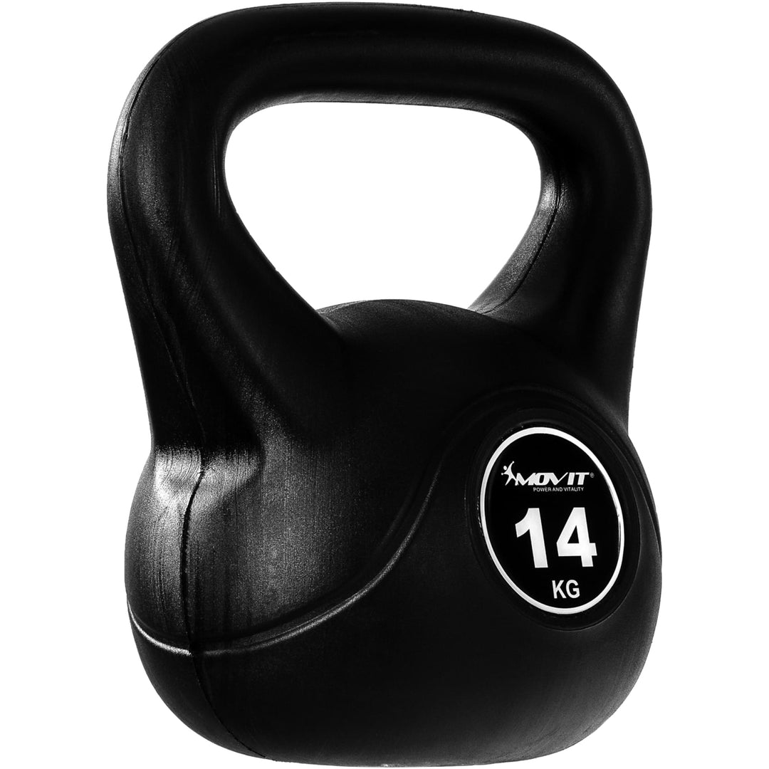 Kettlebell, MOVIT®, 14 kg, negru - Gorilla Sports Ro