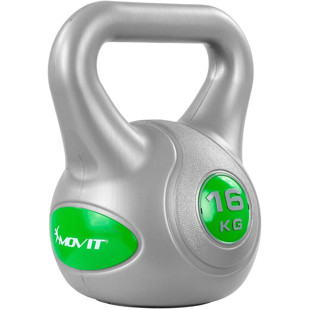 Kettlebell, MOVIT®, 16kg, gri - Gorilla Sports Ro