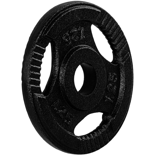 Set de 4 discuri x 1,25 Kg, MOVIT®, greutate 5 kg, fonta, prindere - Gorilla Sports Ro