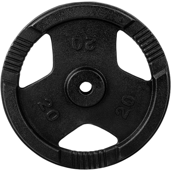 Set 2 x discuri, MOVIT®, greutate 20 kg, fonta, prindere - Gorilla Sports Ro