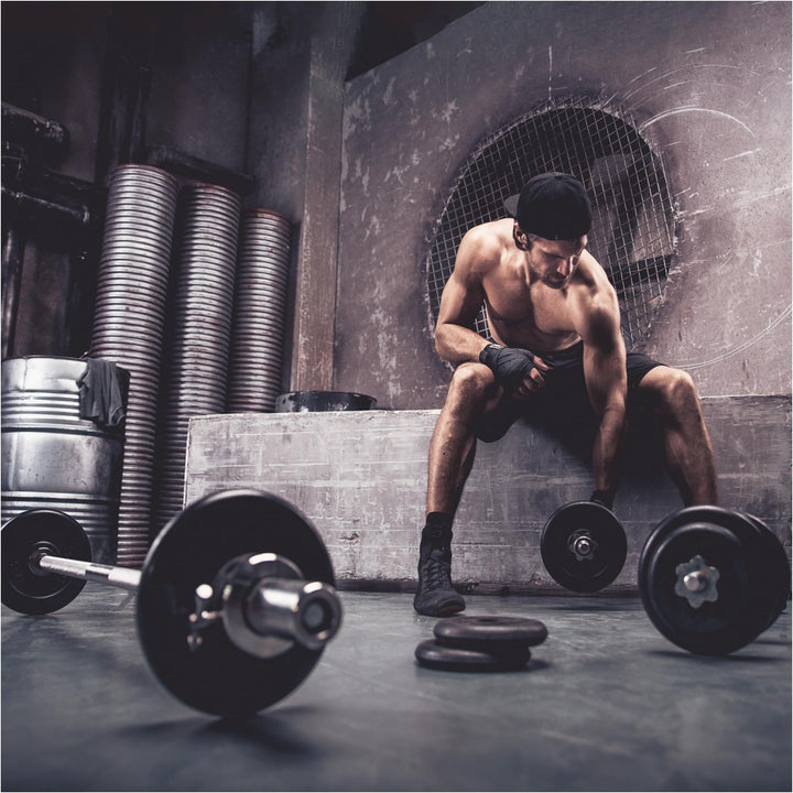 Haltera profesionala MOVIT®, 35 kg, inchidere cu piulita in stea - Gorilla Sports Ro