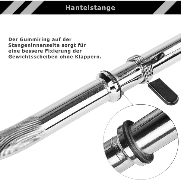 Haltera MOVIT®, greutate 26 Kg, fonta - Gorilla Sports Ro