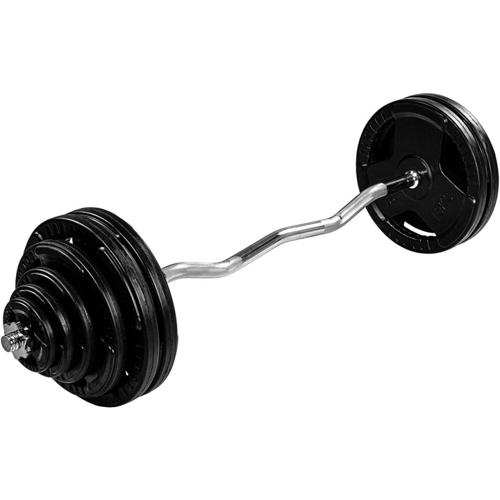 Set profesional de gantere, 65,5 Kg, MOVIT®, prindere din cauciuc - Gorilla Sports Ro