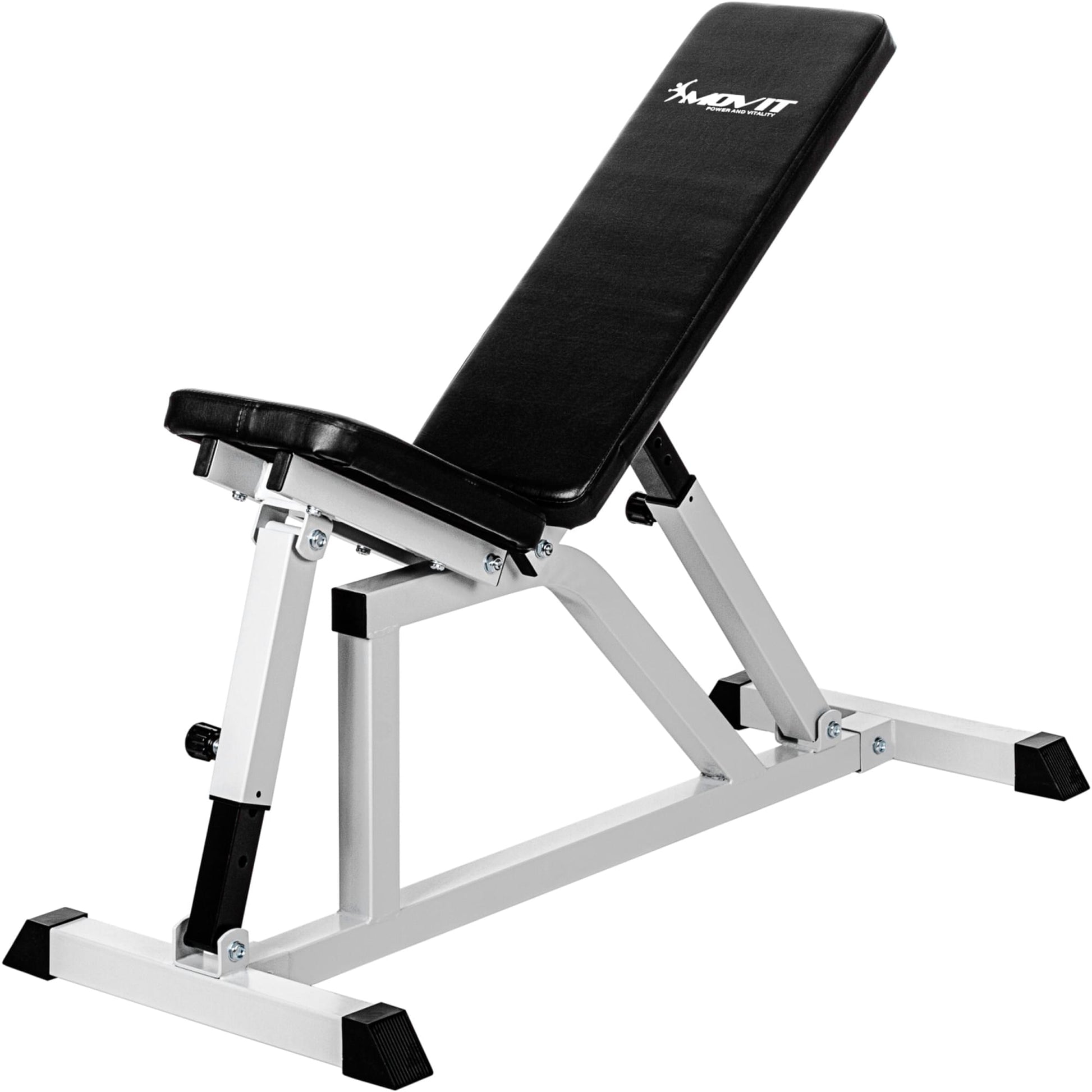 Banca inclinata MOVIT®, alba - Gorilla Sports Ro