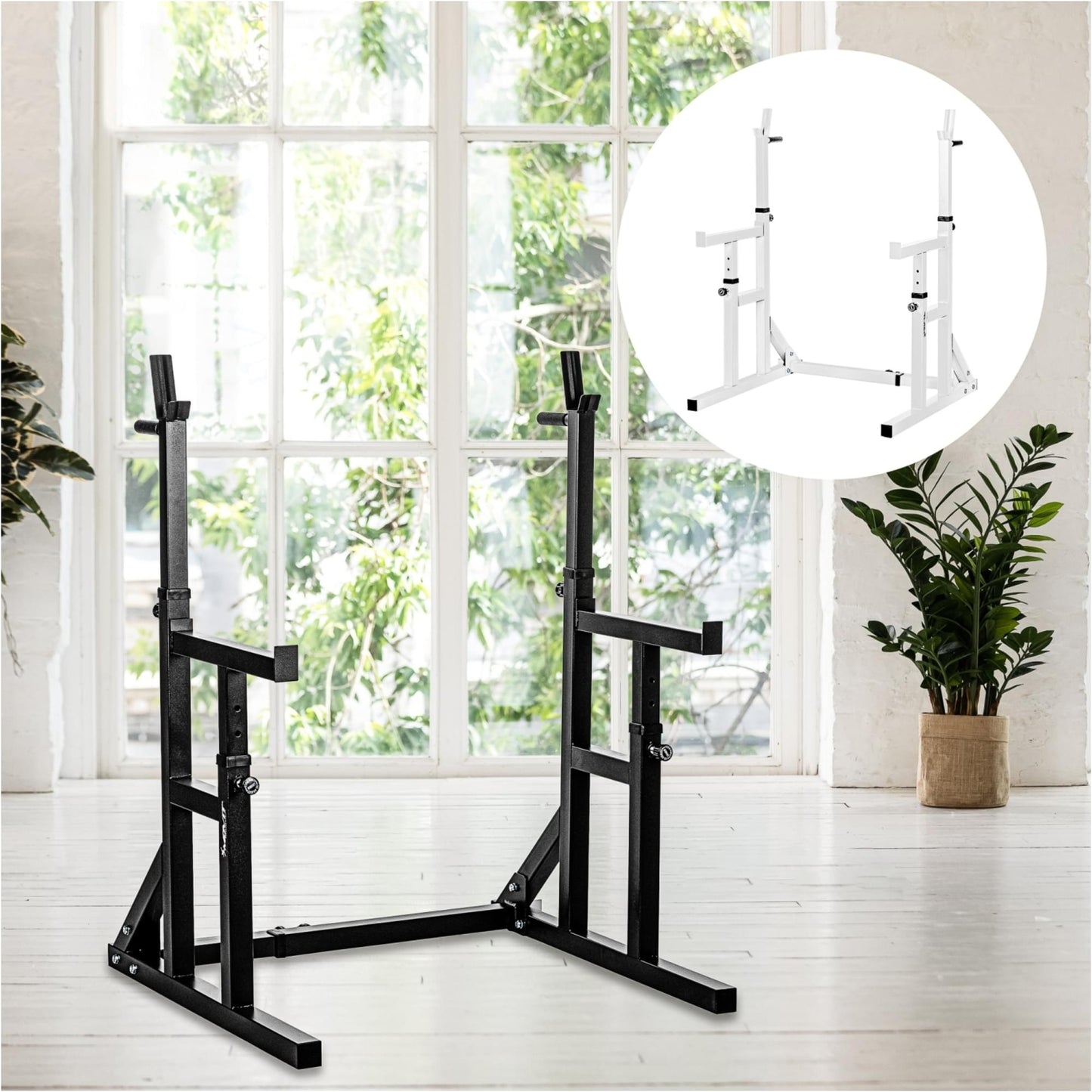 Rack, MOVIT® Pro, pentru gantere, negru - Gorilla Sports Ro