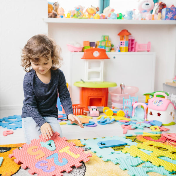 Saltea puzzle pentru copii, MOVIT® , 86 piese - Gorilla Sports Ro