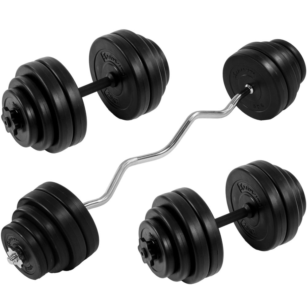 Set gantere MOVIT®, 65 kg - Gorilla Sports Ro