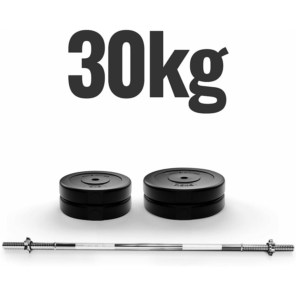 Set bara cu discuri, 30 kg, Physionics - Gorilla Sports Ro