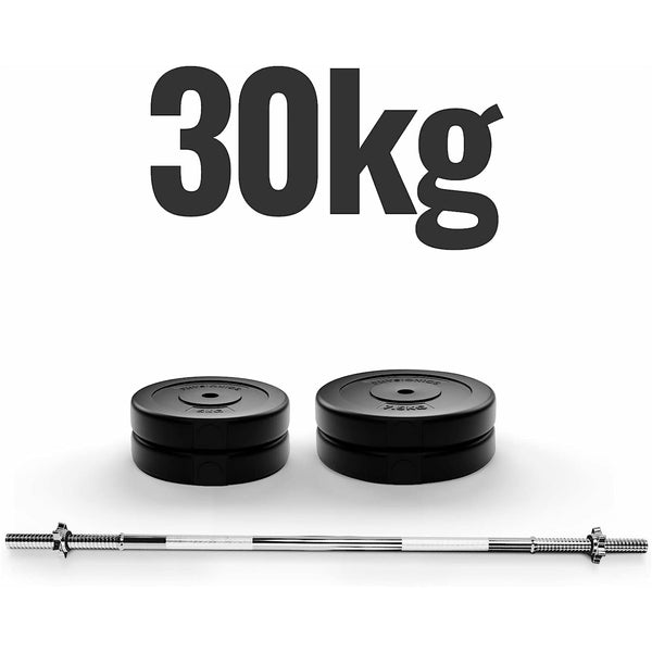 Set bara cu discuri, 30 kg, Physionics - Gorilla Sports Ro