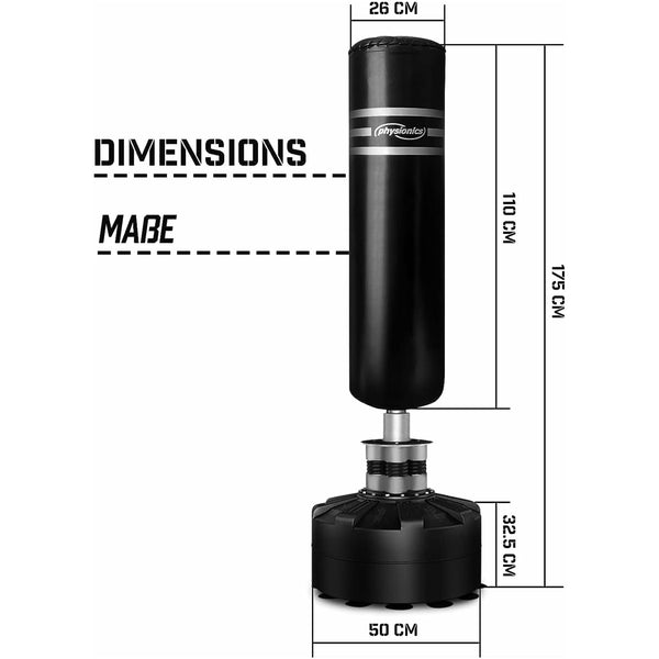 Manechin box vertical, 175 cm, Physionics - Gorilla Sports Ro