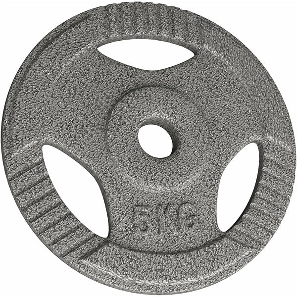 Set discuri fonta cu maner, 1 x 5kg, 30mm, Physionics - Gorilla Sports Ro