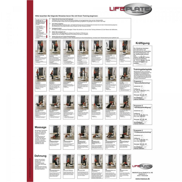 Poster de antrenament cu vibrații Lifeplate - Gorilla Sports Ro