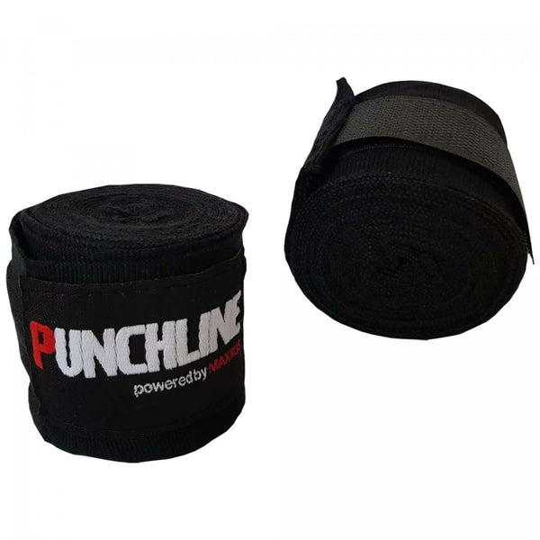 Bandaj Wrap PUNCHLINE 2 buc negru - Gorilla Sports Ro