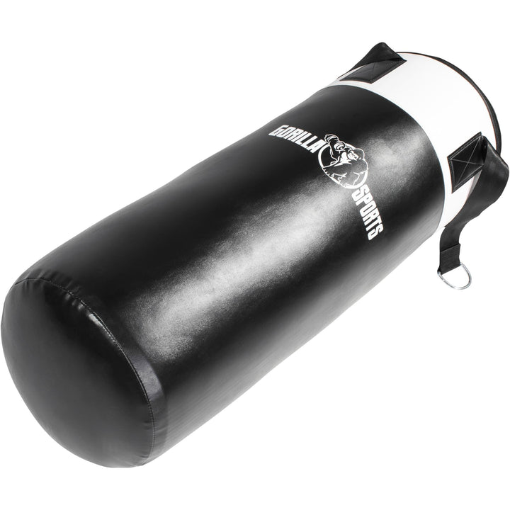 Sac de box Gorilla Sports, alb-negru, 18 kg - Gorilla Sports Ro