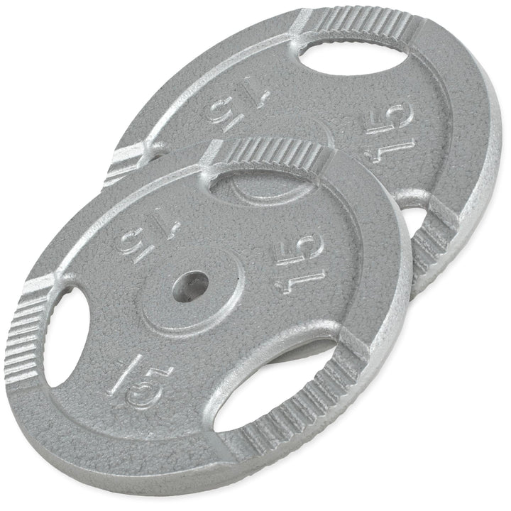 Set discuri de greutate fonta 30 kg - 2 x 15 kg - Gorilla Sports Ro