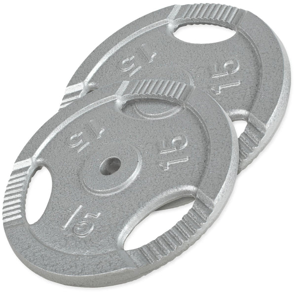 Set discuri de greutate fonta 30 kg - 2 x 15 kg - Gorilla Sports Ro