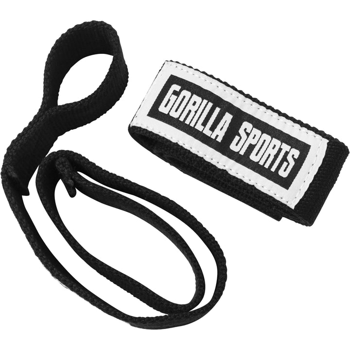 Curele de ridicare Negru/Alb - Gorilla Sports Ro